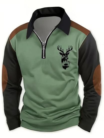 Ingram | Heritage Deer Print Pullover