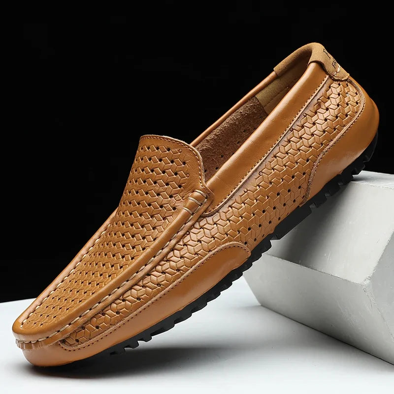 Hamish | Breathable Woven Driving Loafers