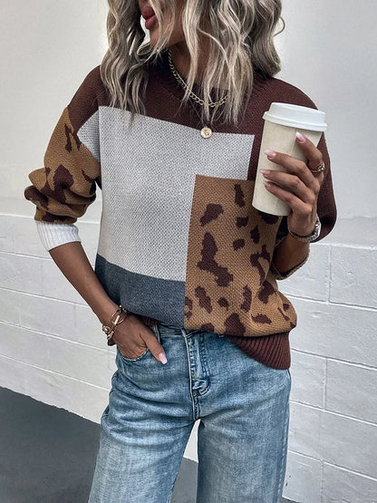 Xavielle | Relaxed Animal Print Sweater