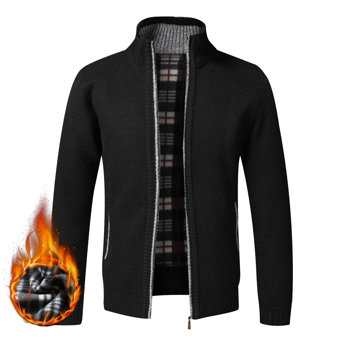 Xavian | Premium Mock Neck Knit Jacket