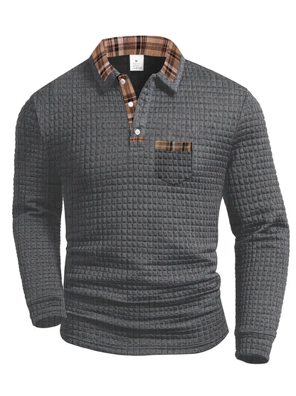 Irving | Classic Checked Collar Polo