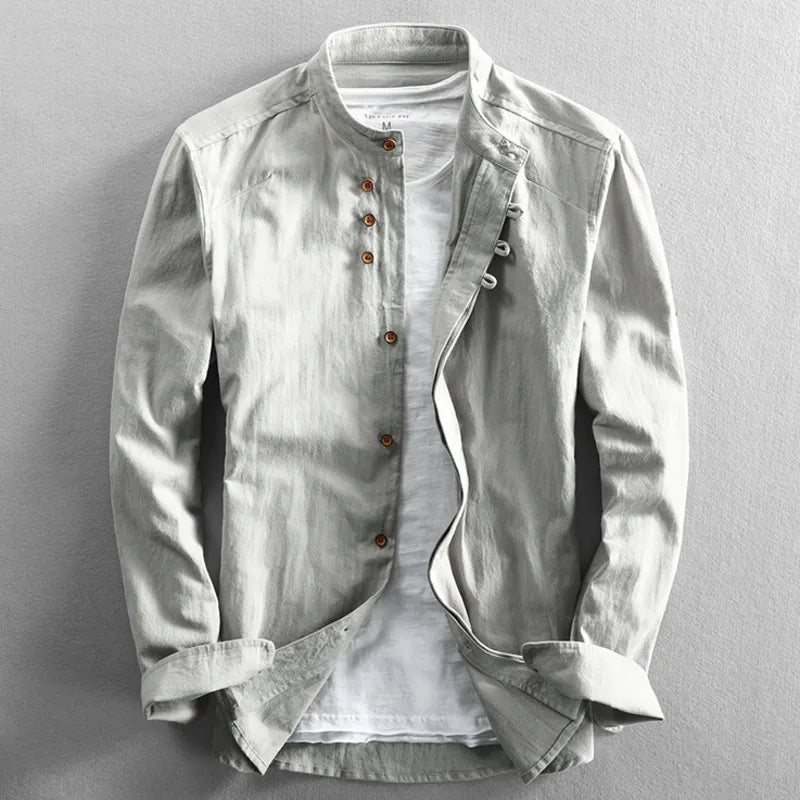 Yorke | Modern Mandarin Neck Shirt