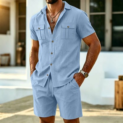 Kingswell | Lightweight Utility Shirt And Shorts Set