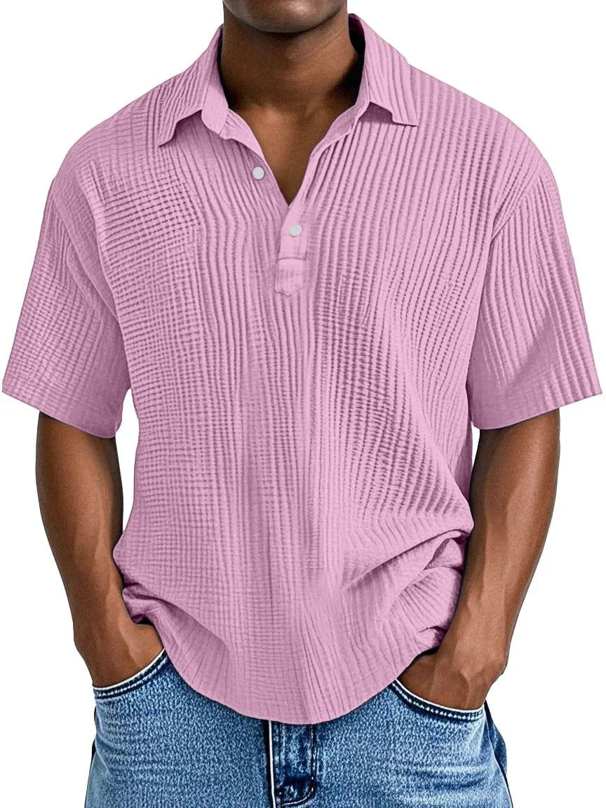 Jorvik | Lightweight Button Neck Polo