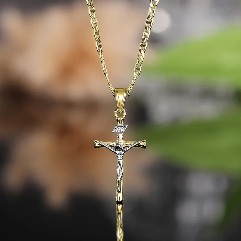Caelan | Classic Crucifix Chain Necklace