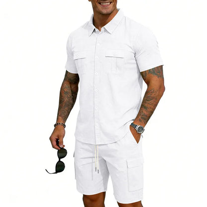 Dunmore | Relaxed Pocket Shirt And Shorts Set