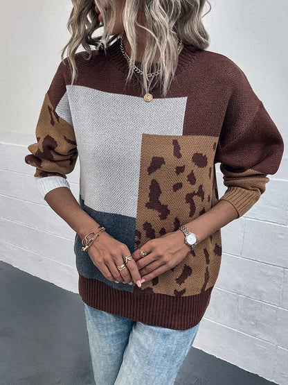 Xavielle | Relaxed Animal Print Sweater