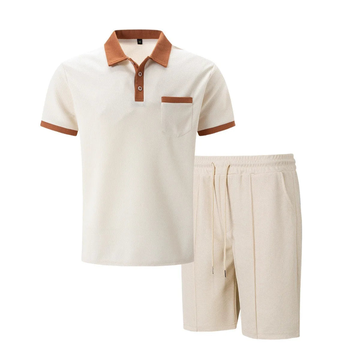 Callan | Textured Polo Two Piece Set