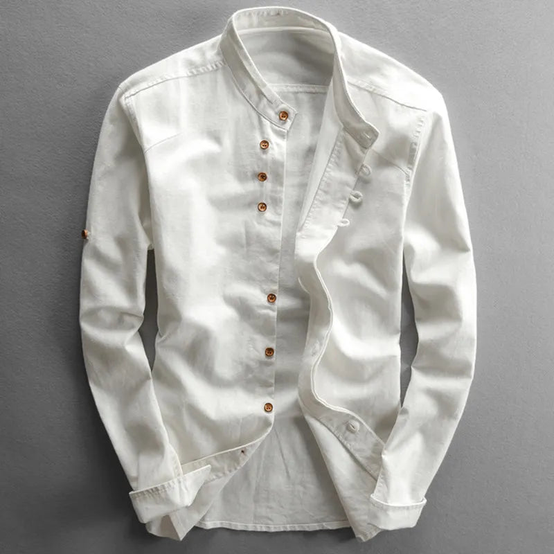 Yorke | Modern Mandarin Neck Shirt