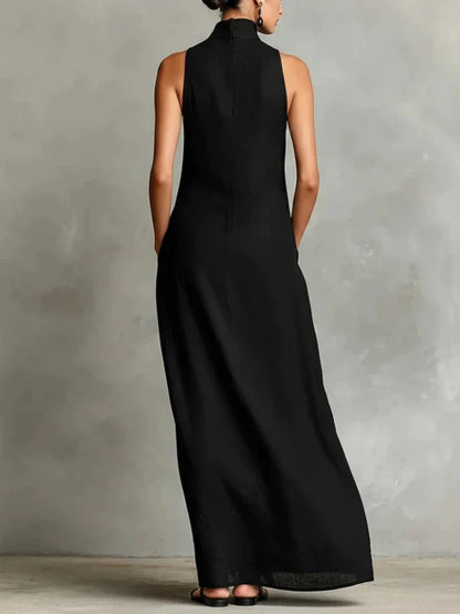 Lysette | Elegant Linen Blend Maxi Dress