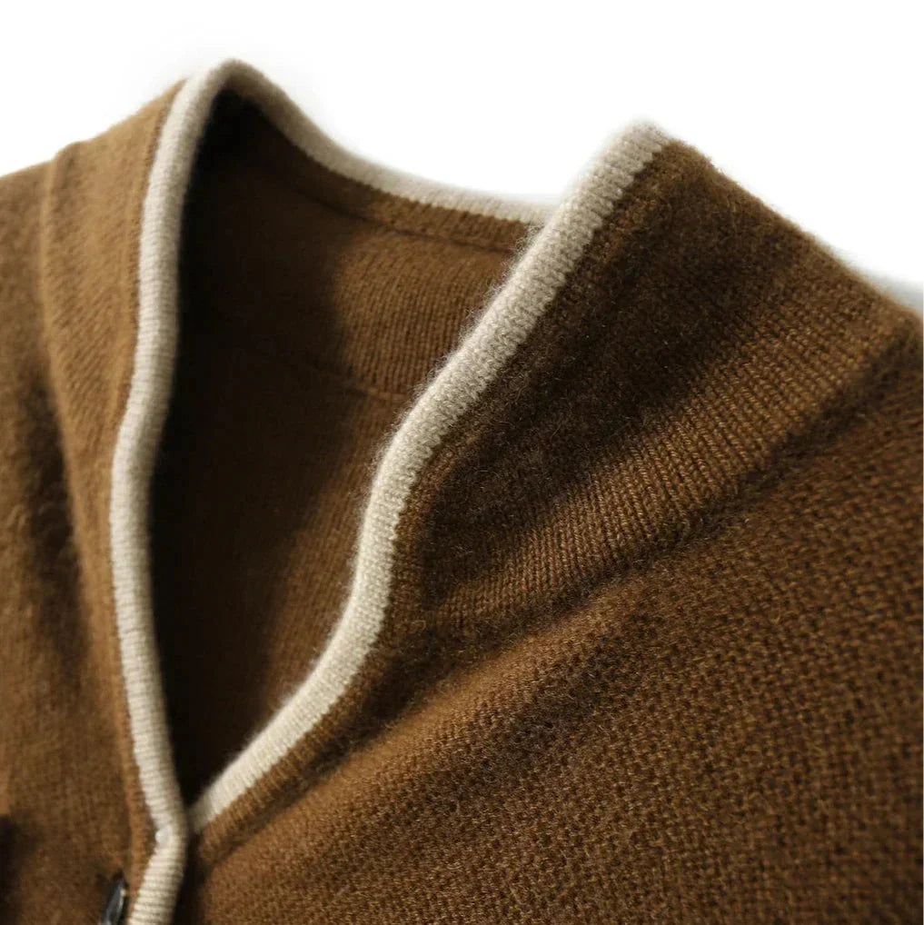 Kerith | Elegant Contrast Edge Cardigan
