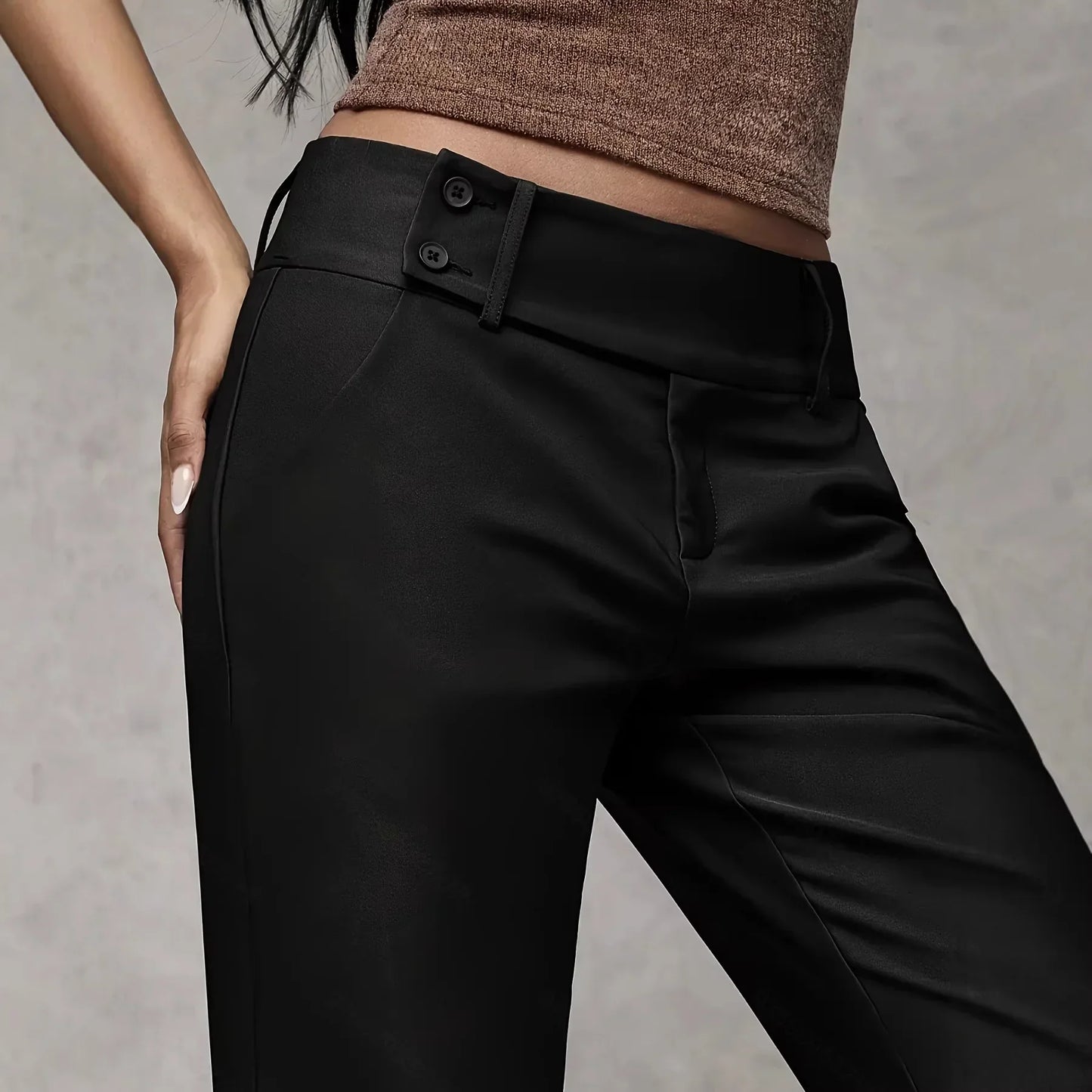 Mirevessa | High Waist Wide Leg Trousers