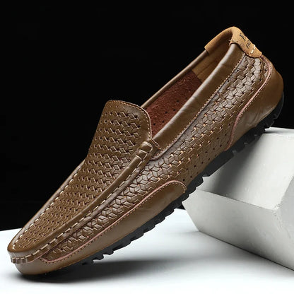 Hamish | Breathable Woven Driving Loafers