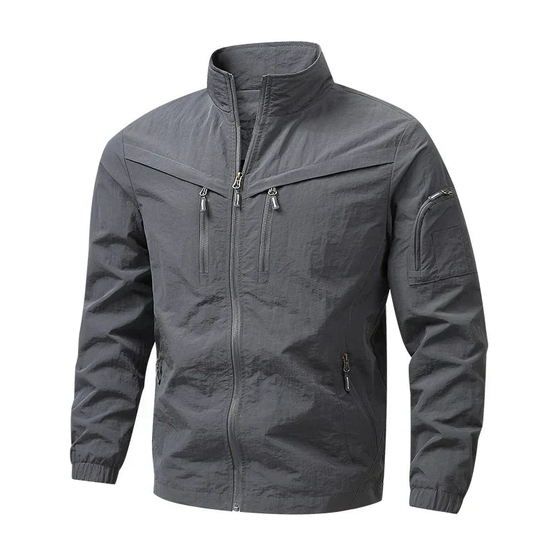 Kaelvorn | Stand Collar Tactical Windbreaker