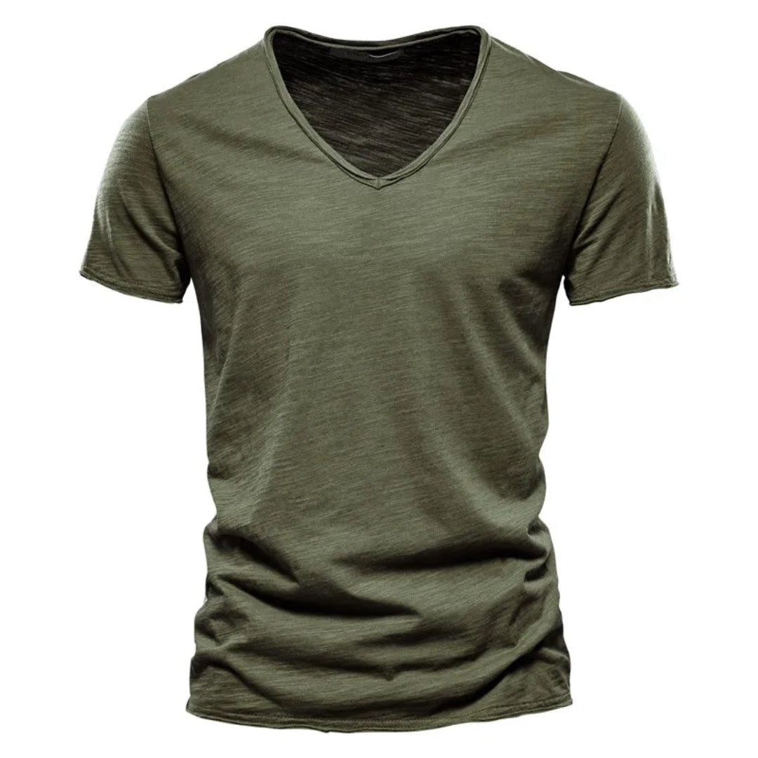 Tanner | Relaxed Fit V Neck T Shirt