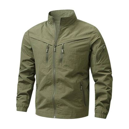 Kaelvorn | Stand Collar Tactical Windbreaker
