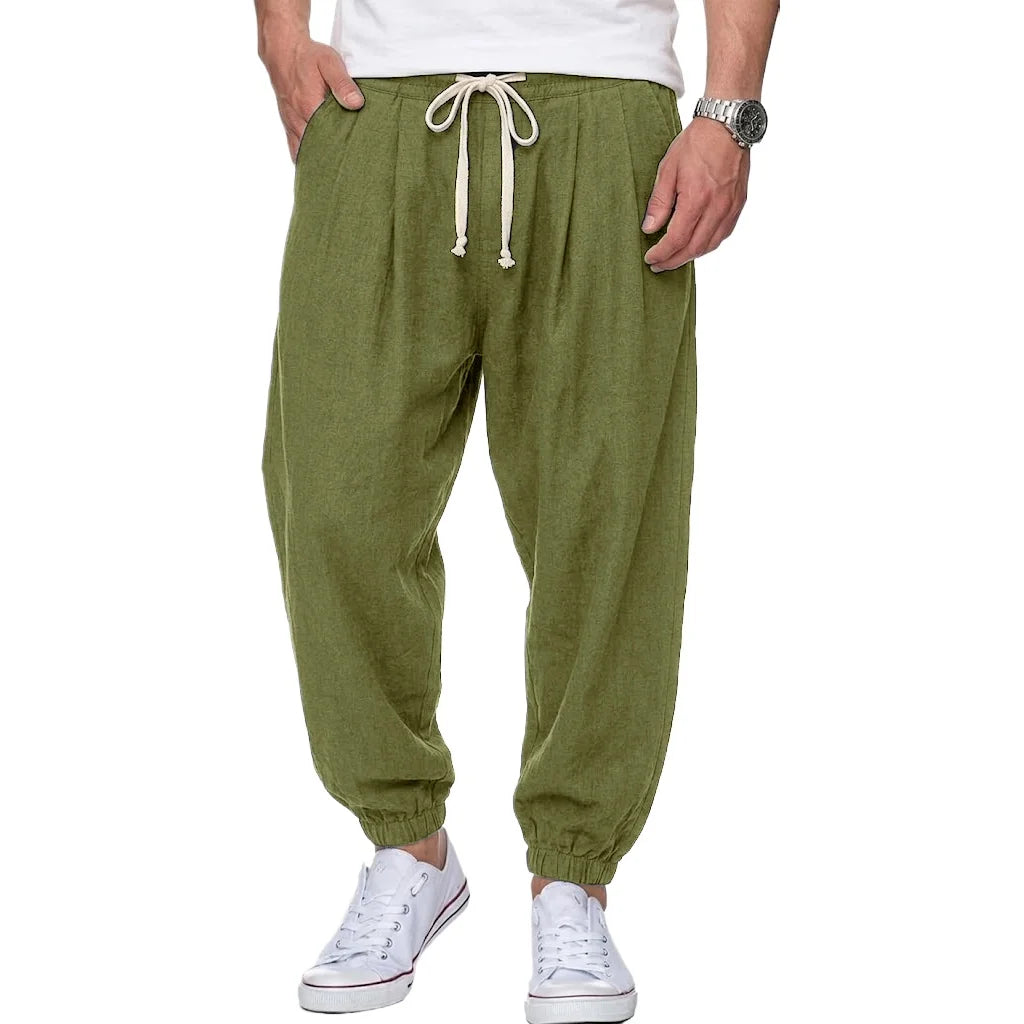 Jace | Relaxed Drawstring Tapered Pants