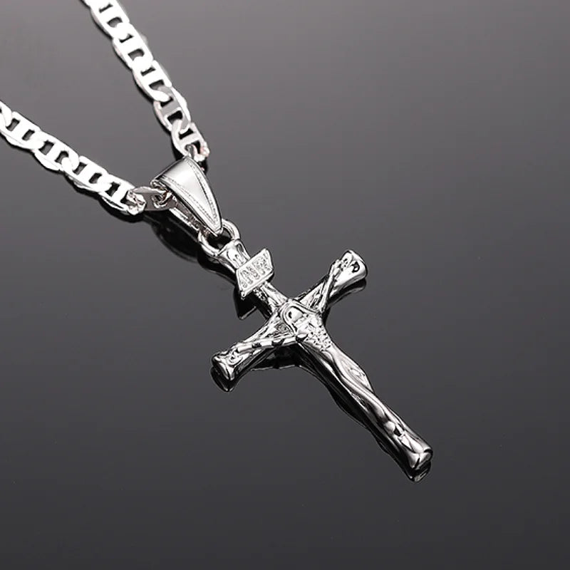 Caelan | Classic Crucifix Chain Necklace