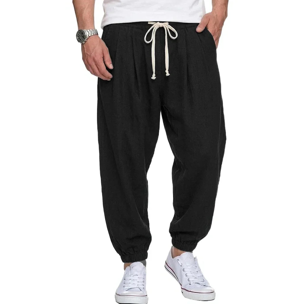 Jace | Relaxed Drawstring Tapered Pants