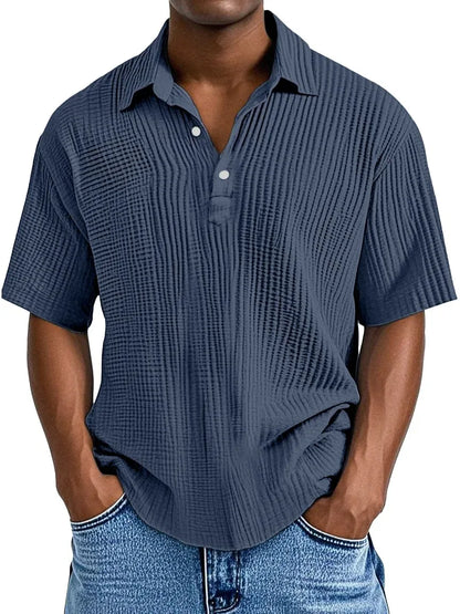 Jorvik | Lightweight Button Neck Polo