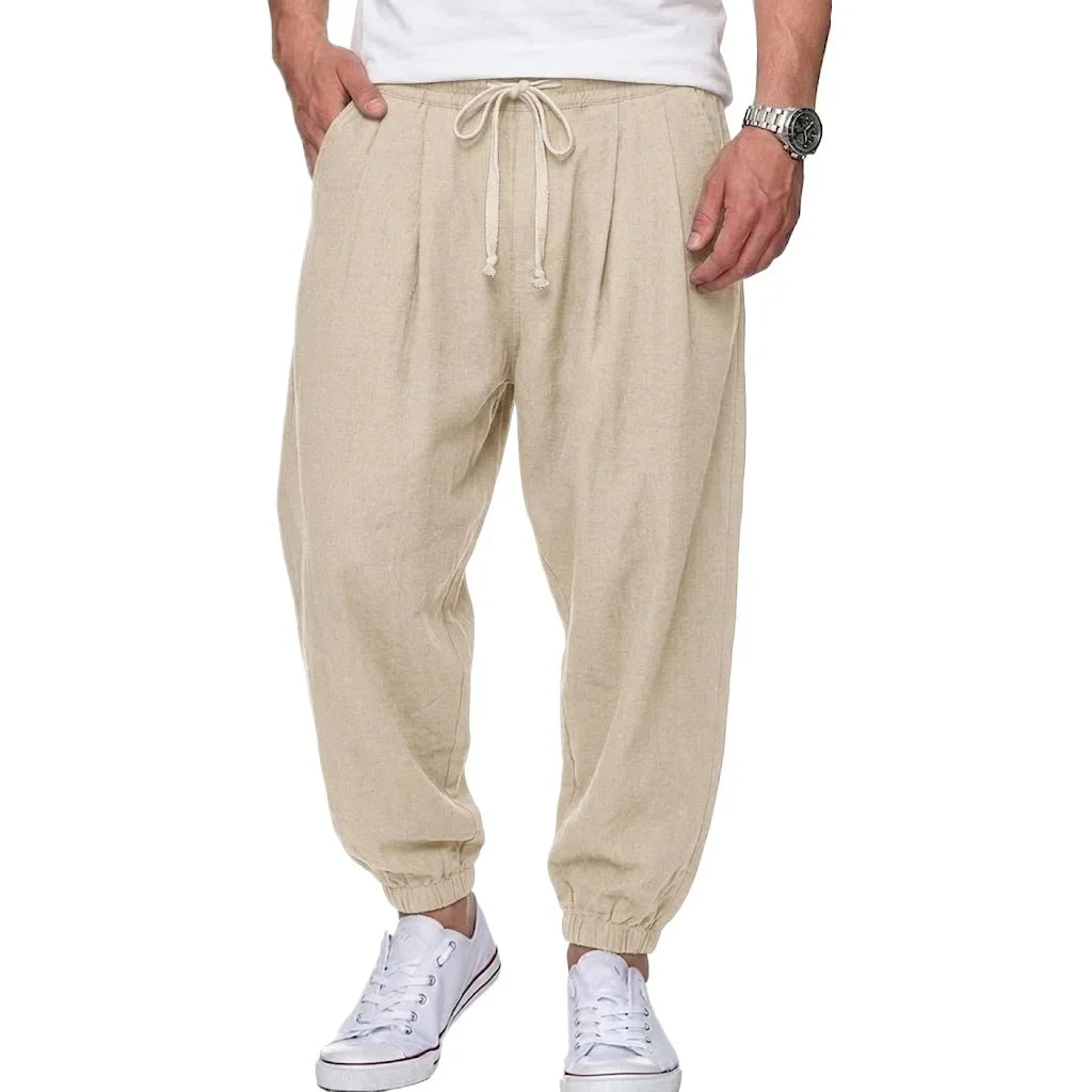 Jace | Relaxed Drawstring Tapered Pants