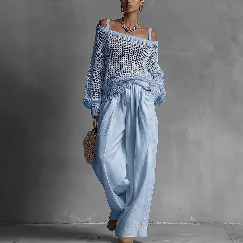 Brionna | Open Weave Two Piece Set