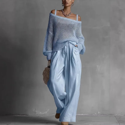 Brionna | Open Weave Two Piece Set
