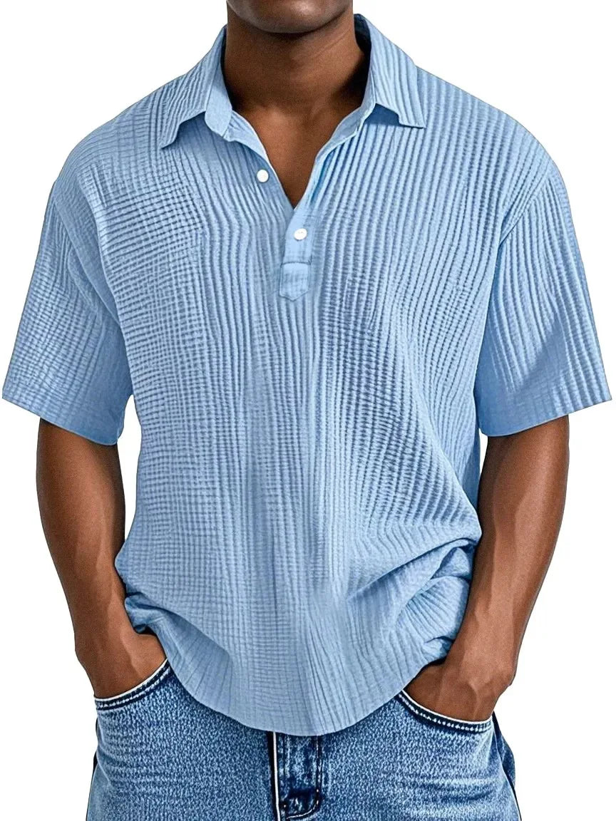 Jorvik | Lightweight Button Neck Polo