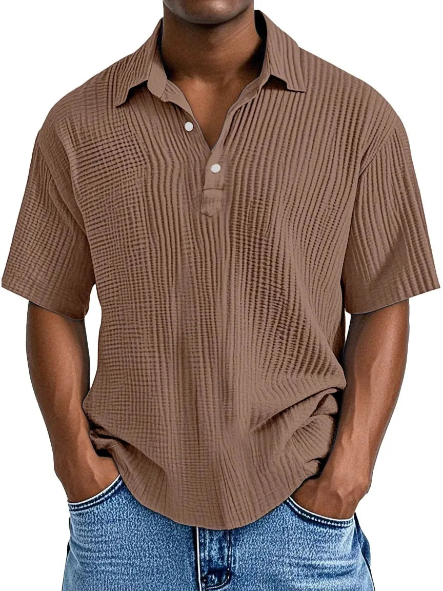 Jorvik | Lightweight Button Neck Polo