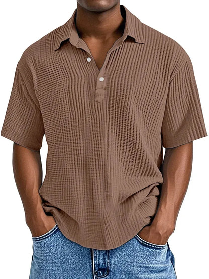 Jorvik | Lightweight Button Neck Polo