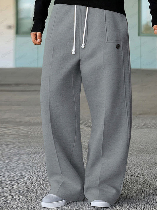 Calvex | Relaxed Wide Leg Lounge Trousers