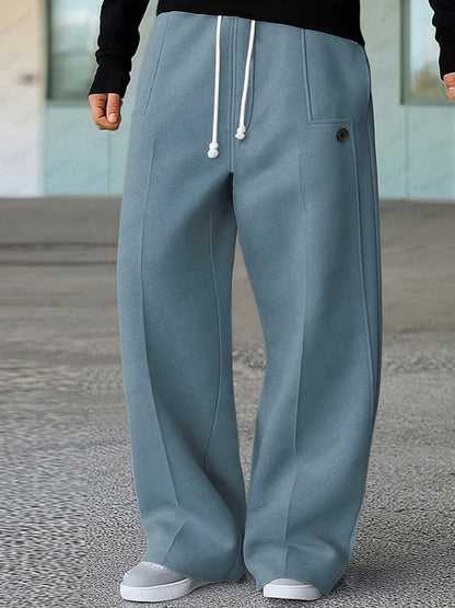 Calvex | Relaxed Wide Leg Lounge Trousers
