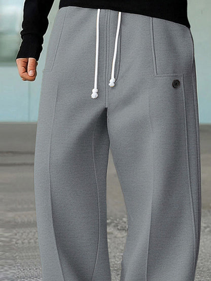 Calvex | Relaxed Wide Leg Lounge Trousers