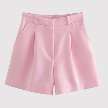 Sylvie | Refined A Line Tailored Shorts
