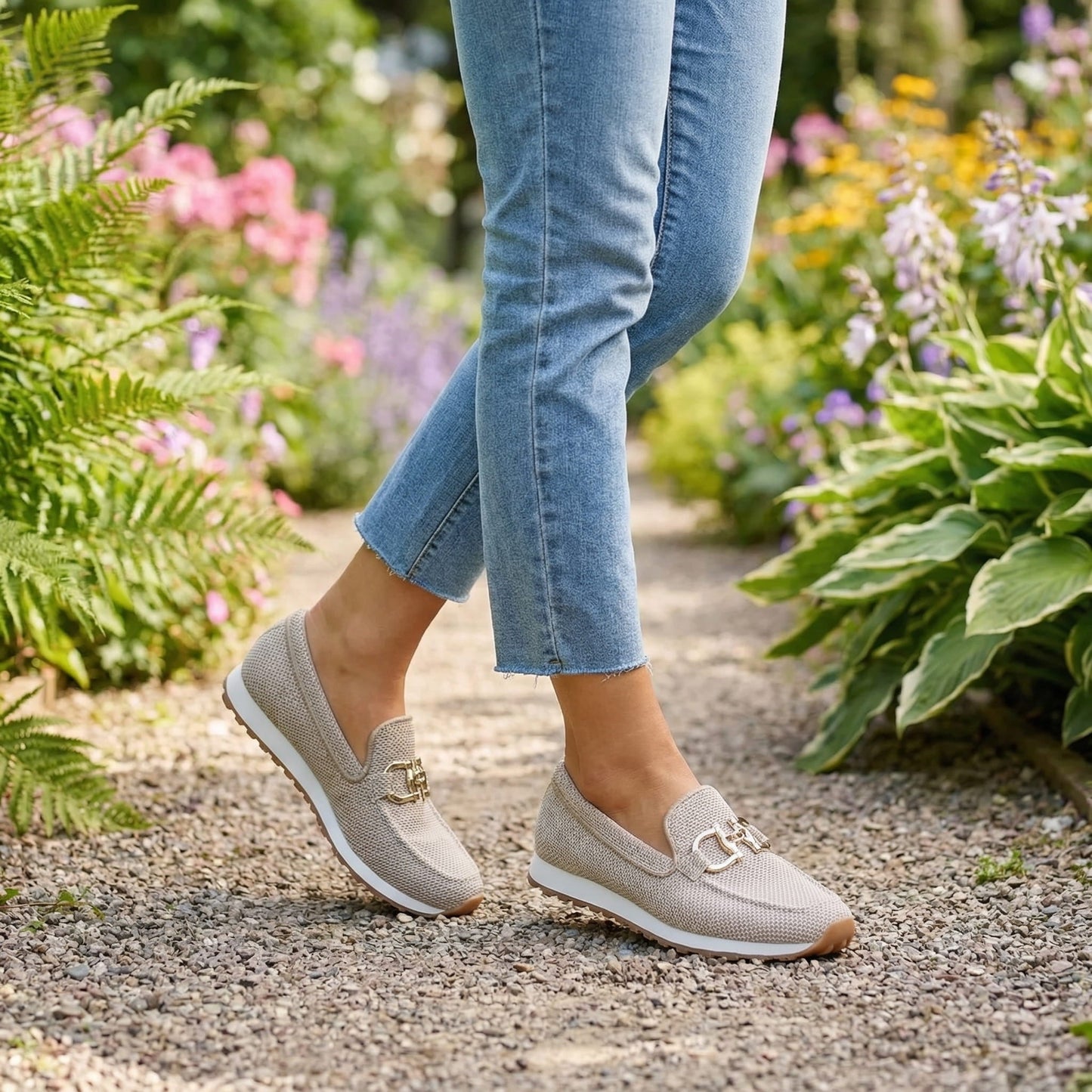 Mira | Slip On Knit Comfort Sneakers