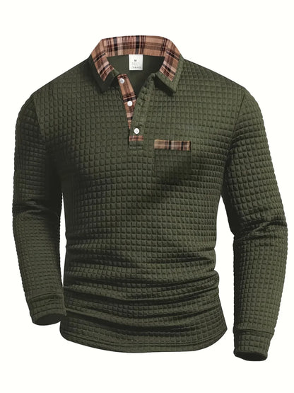 Irving | Classic Checked Collar Polo