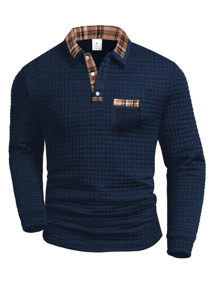 Irving | Classic Checked Collar Polo
