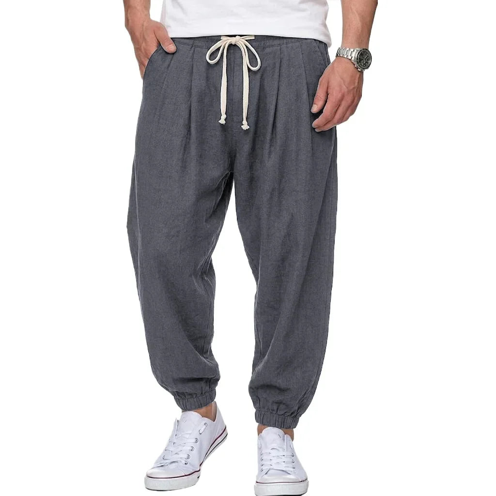 Jace | Relaxed Drawstring Tapered Pants
