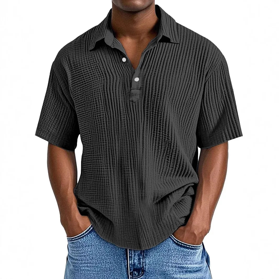 Jorvik | Lightweight Button Neck Polo