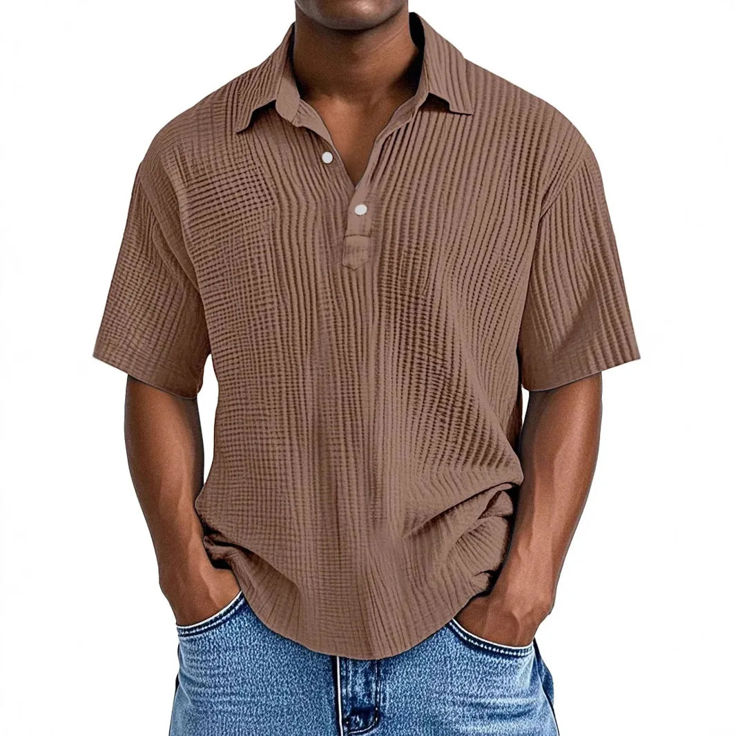 Jorvik | Lightweight Button Neck Polo