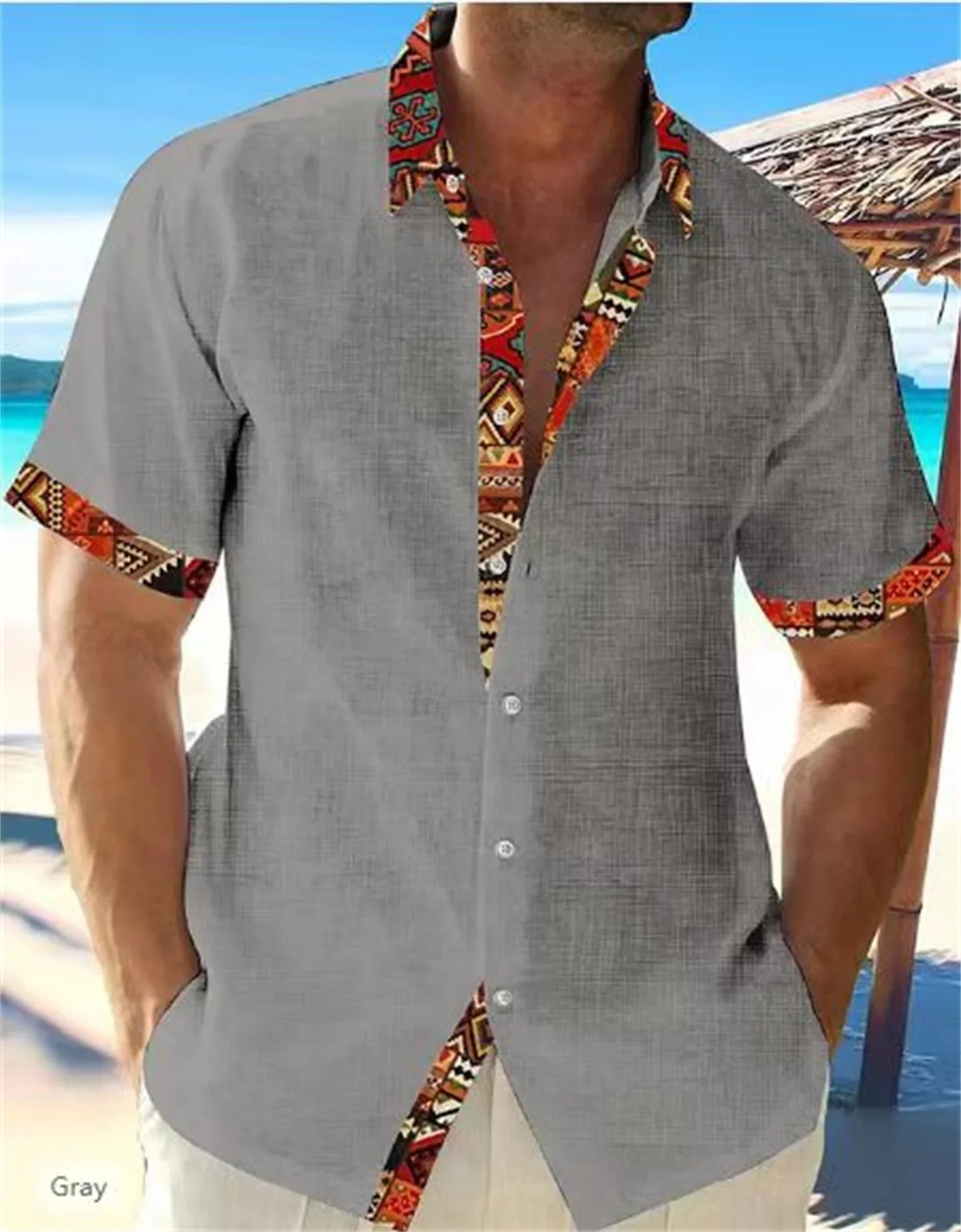 Tobias | Desert Inspired Linen Shirt
