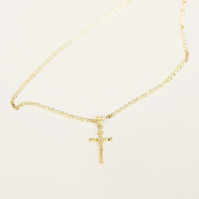 Caelan | Classic Crucifix Chain Necklace