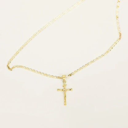 Caelan | Classic Crucifix Chain Necklace