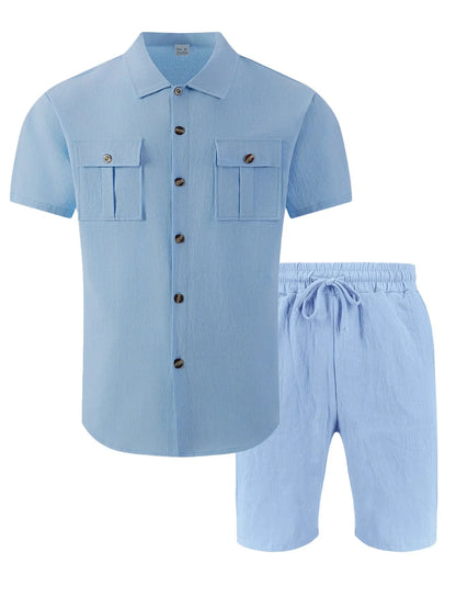 Kingswell | Lightweight Utility Shirt And Shorts Set
