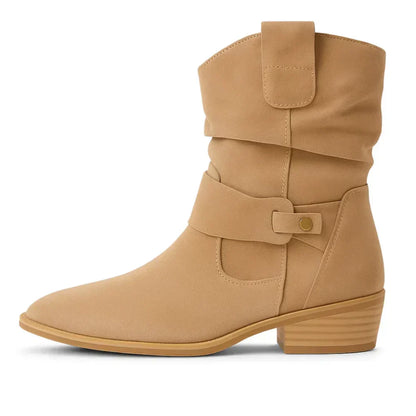 Zorielle | Classic Suede Mid Calf Boots