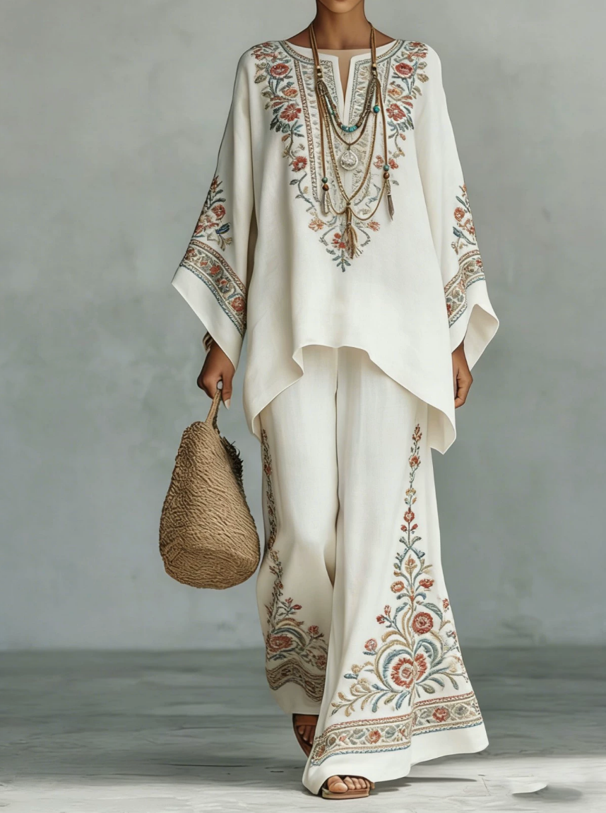 Gwyneira | Heritage Border Two Piece Set