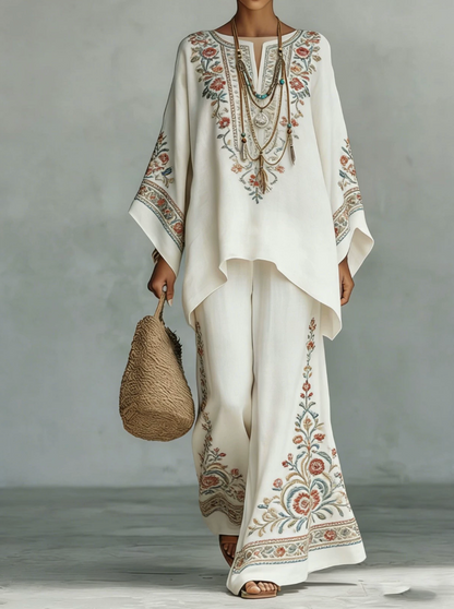 Gwyneira | Heritage Border Two Piece Set