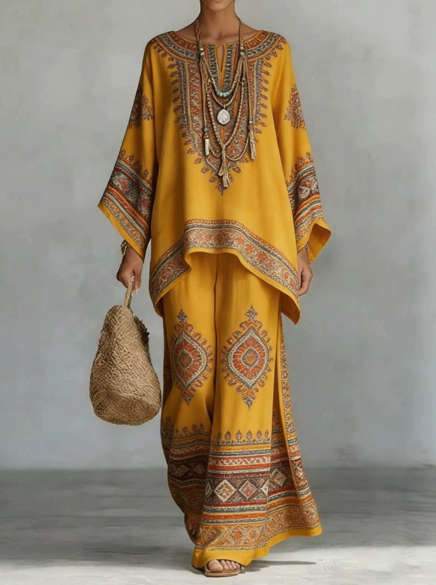 Gwyneira | Heritage Border Two Piece Set