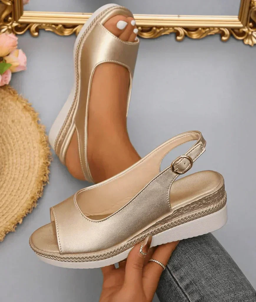 Zephraline | Slingback Platform Casual Sandals