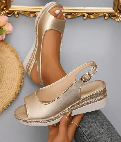 Zephraline | Slingback Platform Casual Sandals